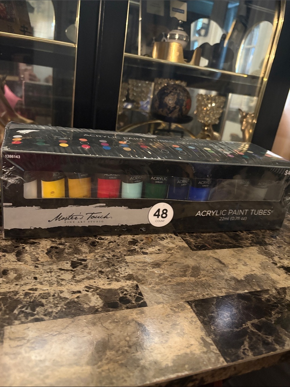 Masters Acrylic Paint Tube Set - Yellow, Red, Mint, Green, Blue